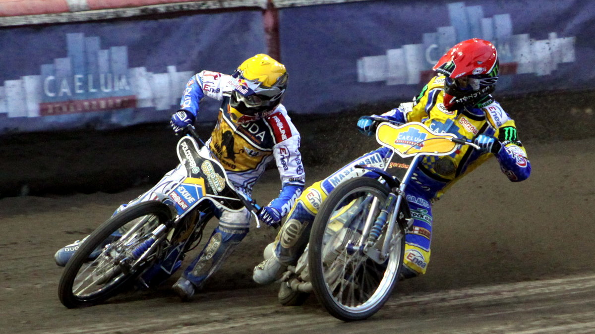 Jarosław Hampel (L) i Tomasz Gollob (P)