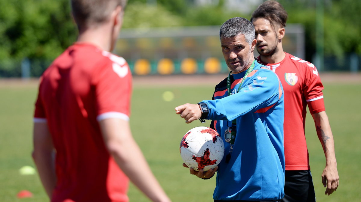 Gino Lettieri trener Korony Kielce