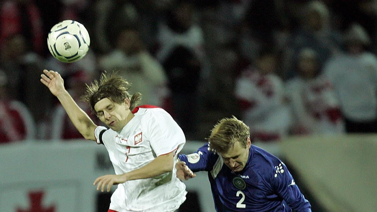 Euzebiusz Smolarek Polska Kazachstan  2008