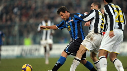 Christian Vieri (L) w barwach Atalanty