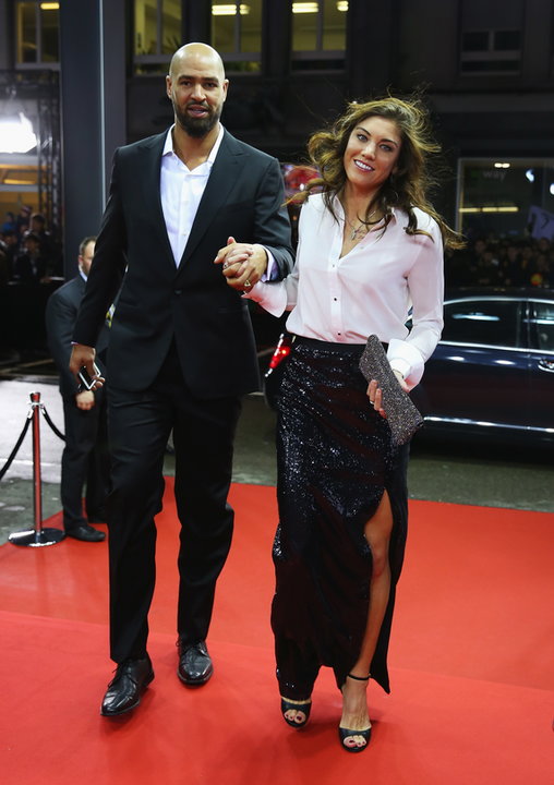 Hope Solo i Jerramy Stevens