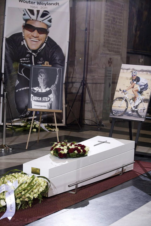 BELGIUM GENT FUNERAL WOUTER WEYLANDT