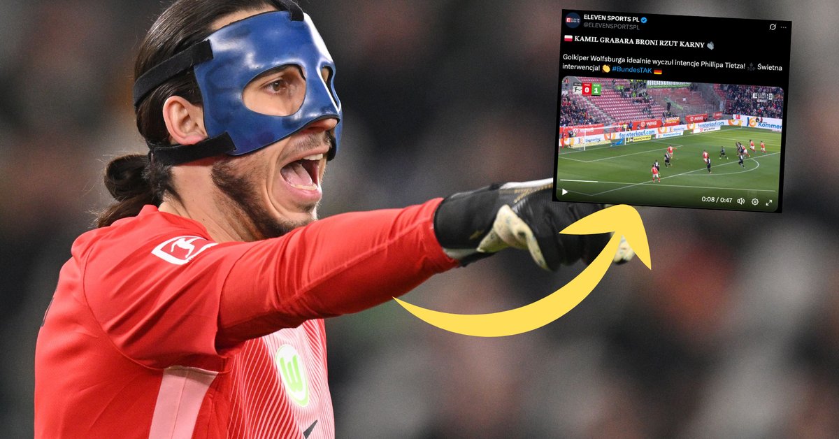 Oto co zrobił Kamil Grabara w 22. minucie meczu. Bohater! Jest nagranie