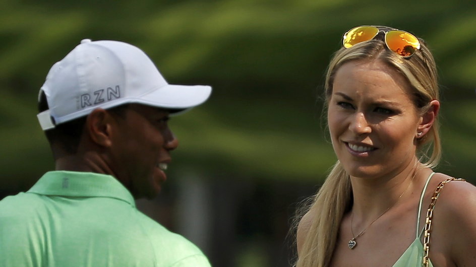 Tiger Woods i Lindsey Vonn 