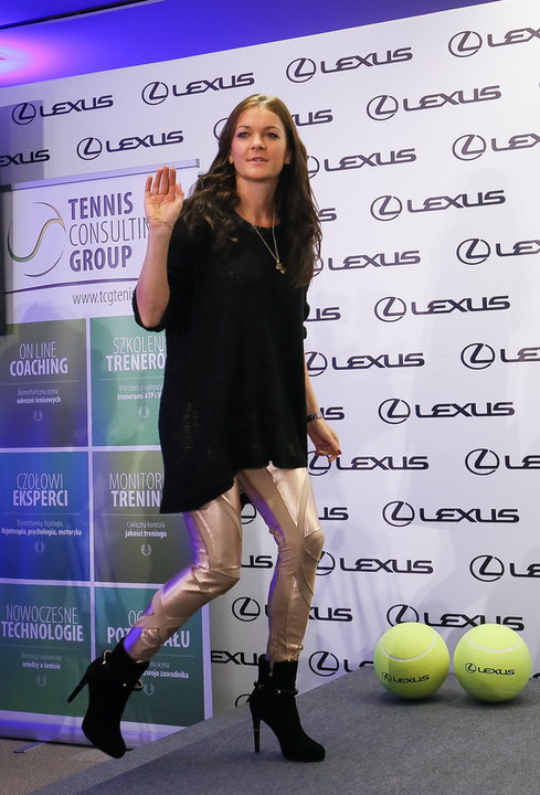 WARSZAWA TENIS AGNIESZKA RADWAŃSKA KONFERENCJA (Agnieszka Radwańska )