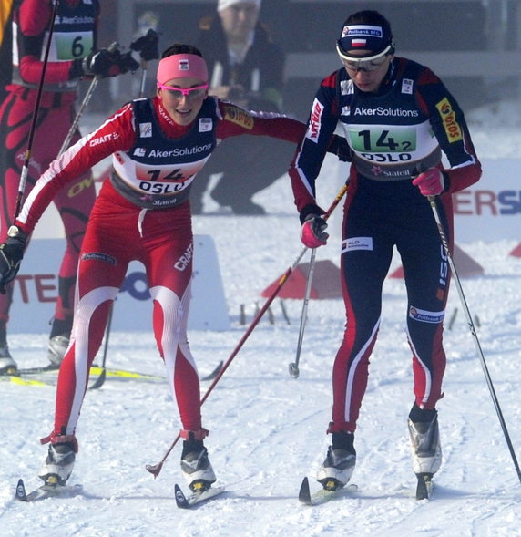 Ewelina Marcisz i Justyna Kowalczyk