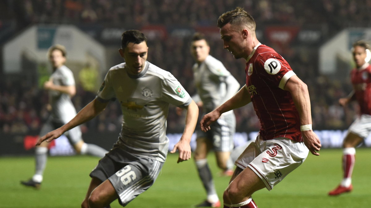 Anglia: Bristol City pokonało Manchester United