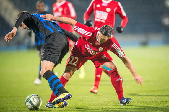 PIŁKA EKSTRAKLASA ZAWISZA BYDGOSZCZ KONTRA PIAST GLIWICE