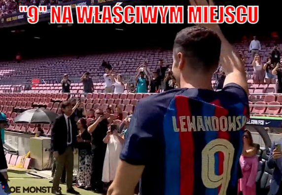 Memy po prezentacji Roberta Lewandowskiego na Camp Nou