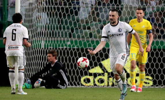 PIŁKA NOŻNA ELIMINACJE LM LEGIA WARSZAWA FK ASTANA (Michał Kucharczyk )