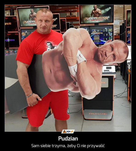 Mariusz Pudzianowski bohaterem memów