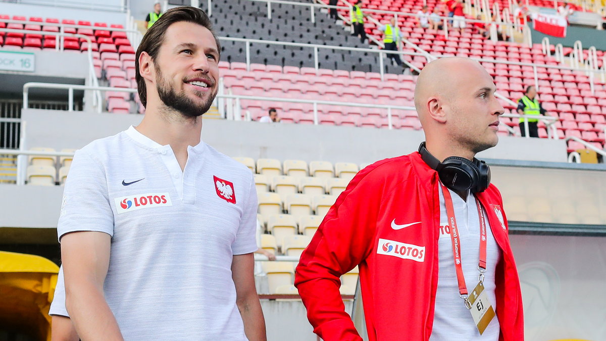 Grzegorz Krychowiak i Michał Pazdan (zdjęcie z 2019 r.)