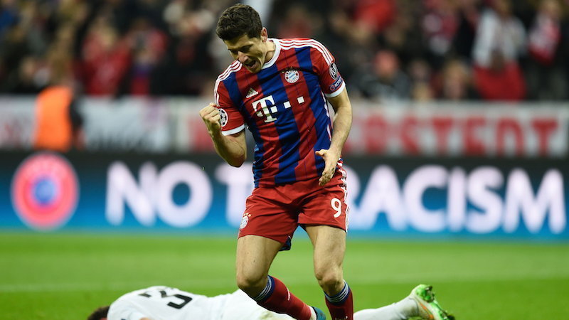 Robert Lewandowski, fot. Reuters/Phil Noble