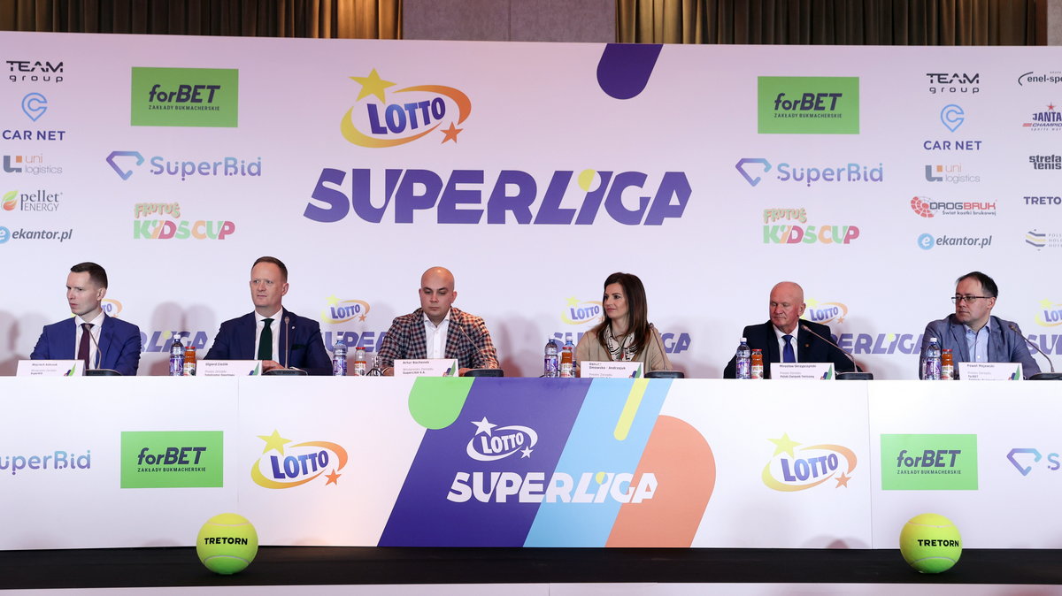 Tenis. SuperLiga. Konferencja prasowa. 14.02.2022