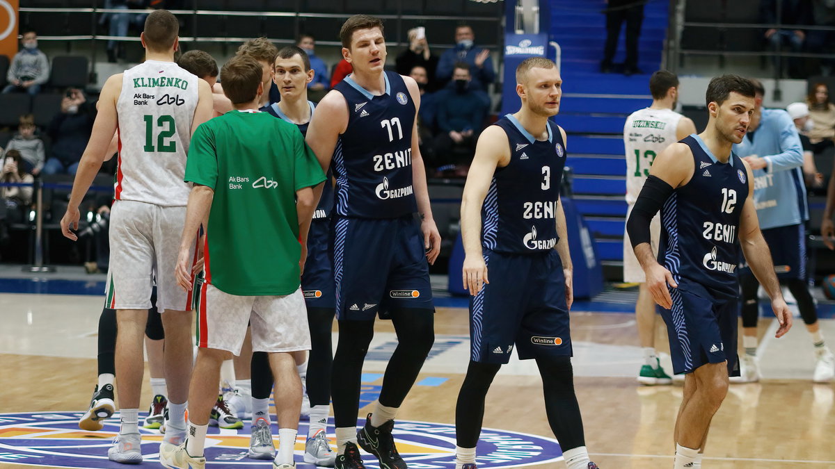 Koszykarze Zenitu zostali wykluczeni z rozgrywek koszykarskiej Euroligi