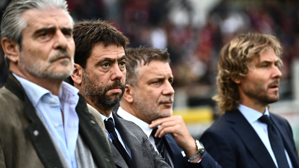 Maurizio Arrivabene, Andrea Agnelli, Federico Cherubini i Pavel Nedved