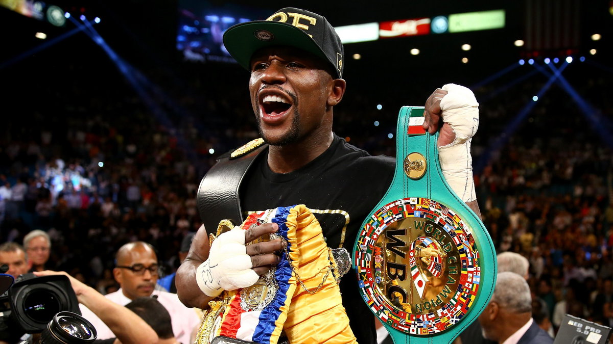 Floyd Mayweather Jr. po pokonaniu Canelo Alvareza