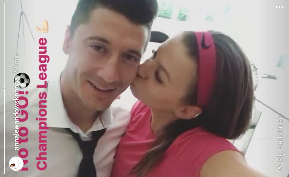 Anna Lewandowska i Robert Lewandowski fot. annalewandowskahpba