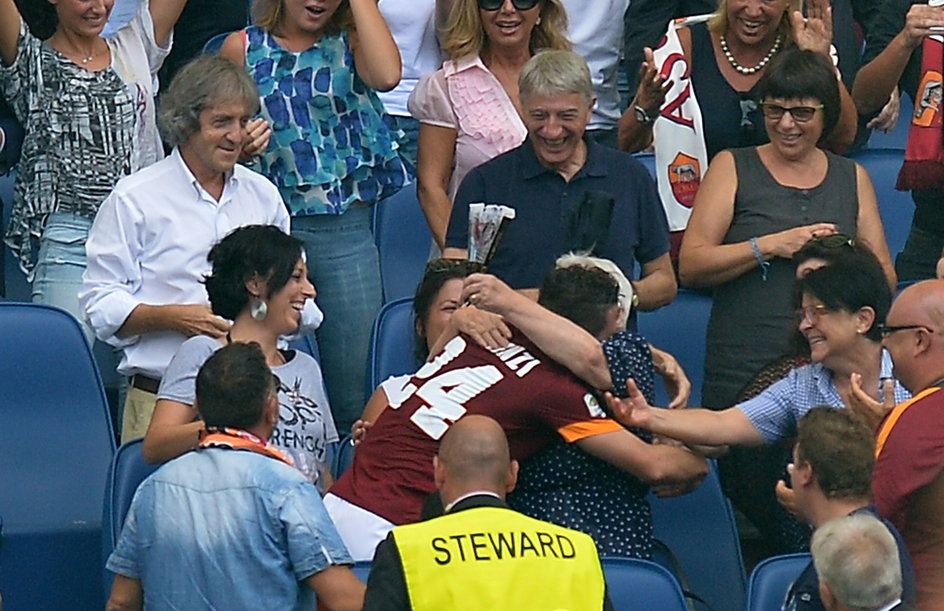 Alessandro Florenzi i jego babcia