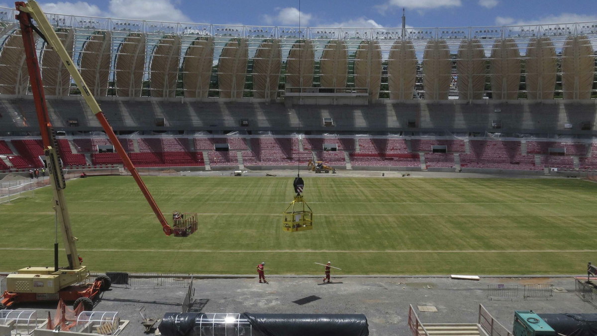 Opóźnienia w otwarciu stadionu w Porto Alegre