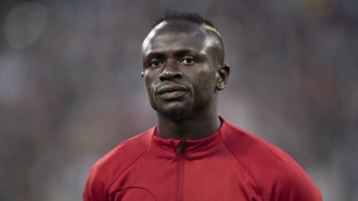 Sadio Mane tuż przed finałem Ligi Mistrzów w barwach Liverpoolu (maj 2022 r.)