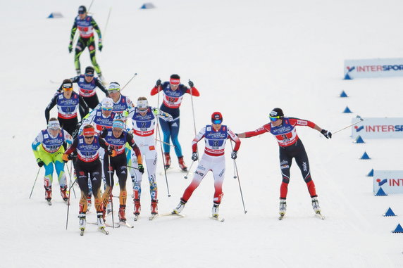 22.02.2015 MISTRZOSTWA SWIATA W NARCIARSTWIE , FALUN 2015 SPRINT DRUZYNOWY KOBIET