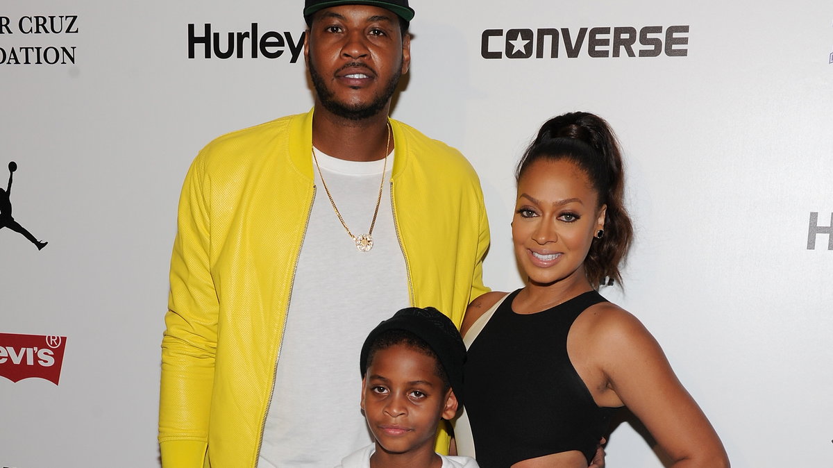 LaLa Anthony i Carmelo Anthony z synem