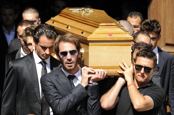 FRANCE FORMULA ONE BIANCHI (Jules Bianchi Funeral Service in Nice)