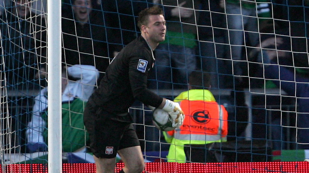 Artur Boruc w meczu z Irlandią Północną (marzec 2009 r.)