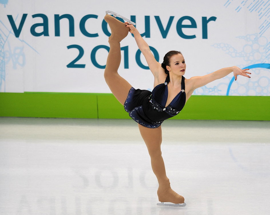 Anna Jurkiewicz w programie krótkim w zimowych igrzyskach olimpijskich w Vancouver (2010)