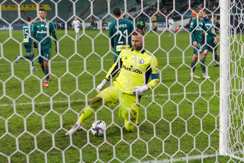 Artur Boruc w meczu z Radomiakiem przepuścił trzy gole