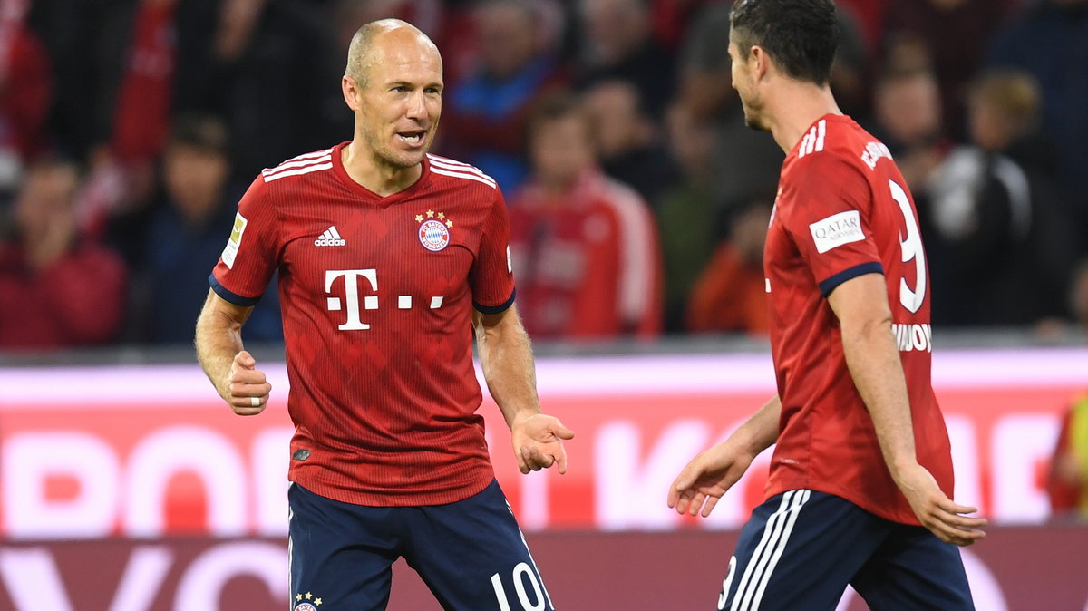 Arjen Robben i Robert Lewandowski