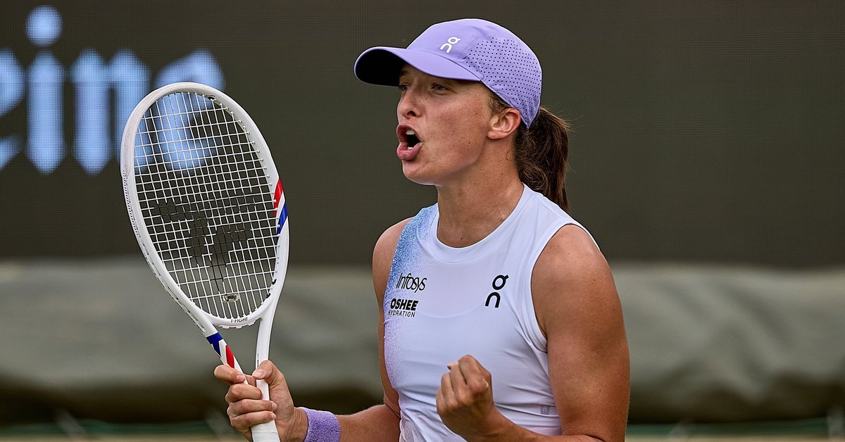 Wimbledon przerwie mecz Igi Świątek?! Ten przepis znajdzie zastosowanie