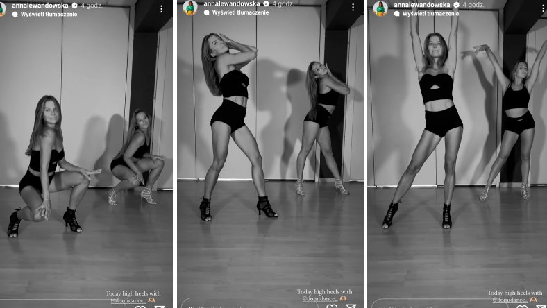 Anna Lewandowska pokazała, jak tańczy