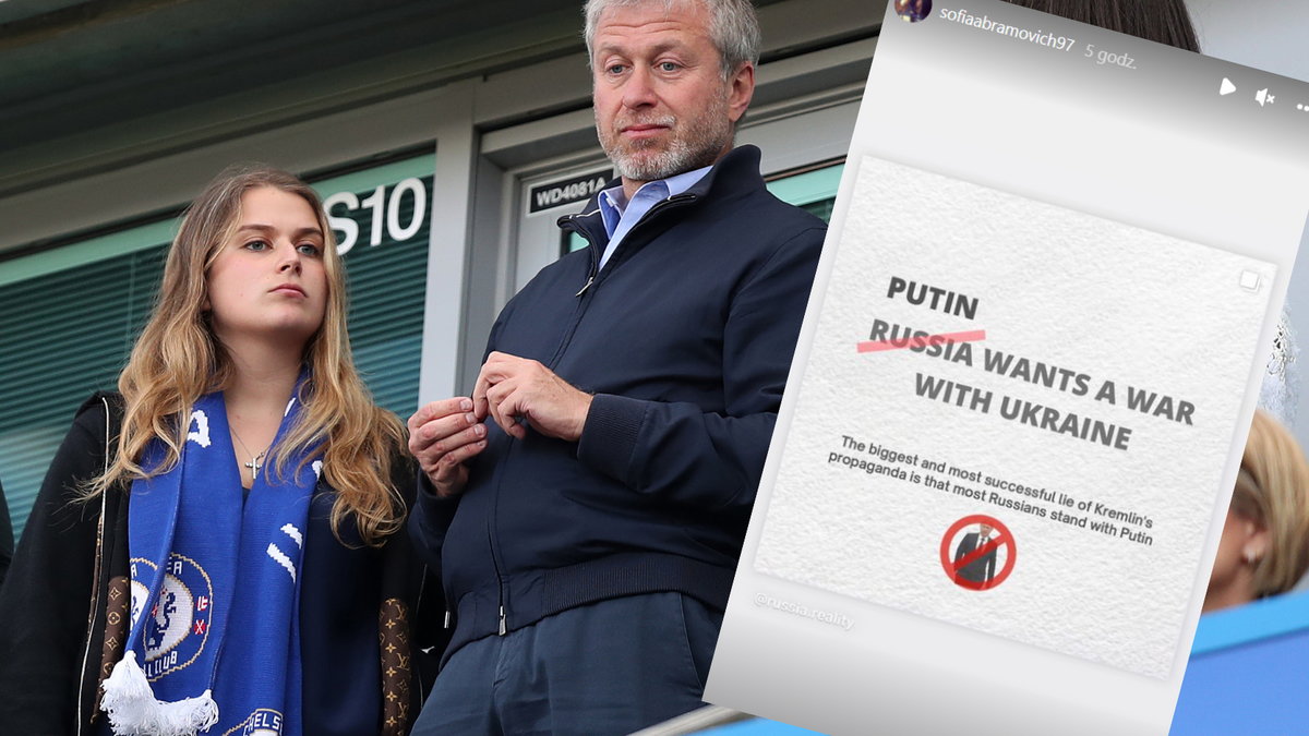 Córka Romana Abramowicza opublikowała post, który uderza we Władimira Putina (instagram.com/sofiaabramovich97)