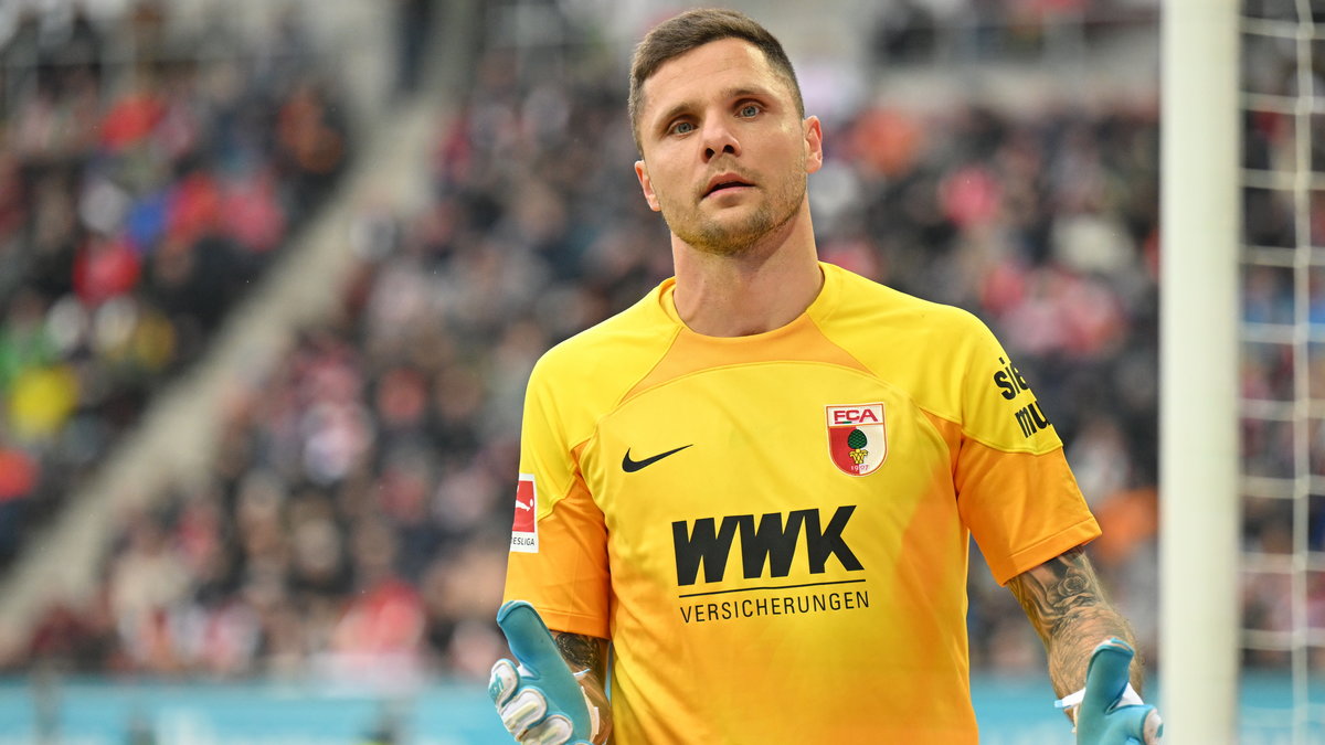 Rafał Gikiewicz od trzech lat jest bramkarzem Augsburga. (FC Augsburg - FC Koeln, 8.04.2023 r.).