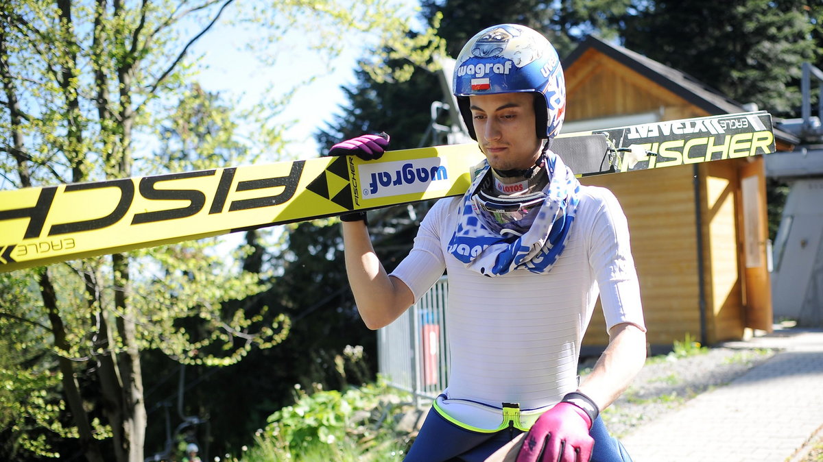Skoki narciarskie - trening kadr polskich skoczkow narciarskich