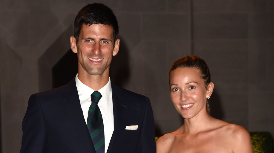 Novak Djoković  i Jelena Ristić