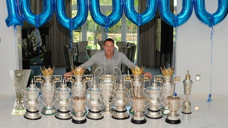 John Terry i jego gablota, fot. Instagram