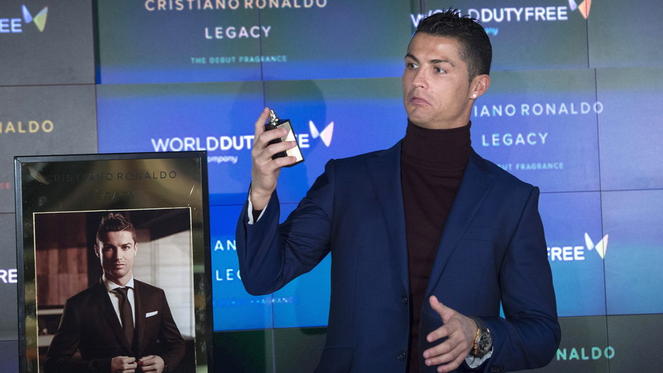 SPAIN CRISTIANO RONALDO FRAGRANCE (Cristiano Ronaldo during the presentation of his new fragance 'Cristiano Ronaldo Legacy')