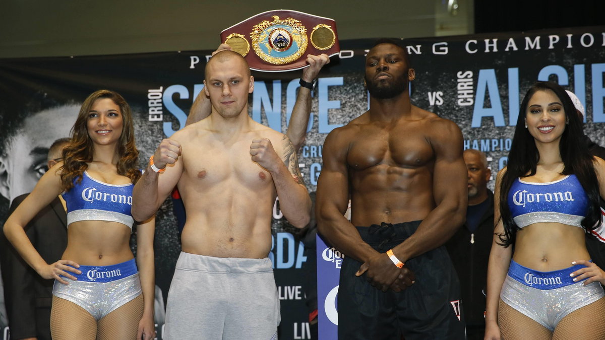 WAZENIE PRZED WALKA KRZYSZTOF GLOWACKI I STEVE CUNNINGHAM