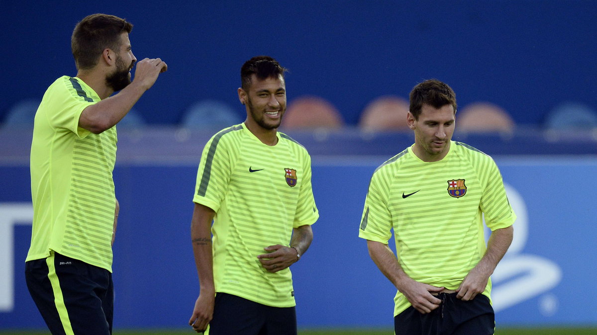 Gerard Pique, Neymar i Lionel Messi