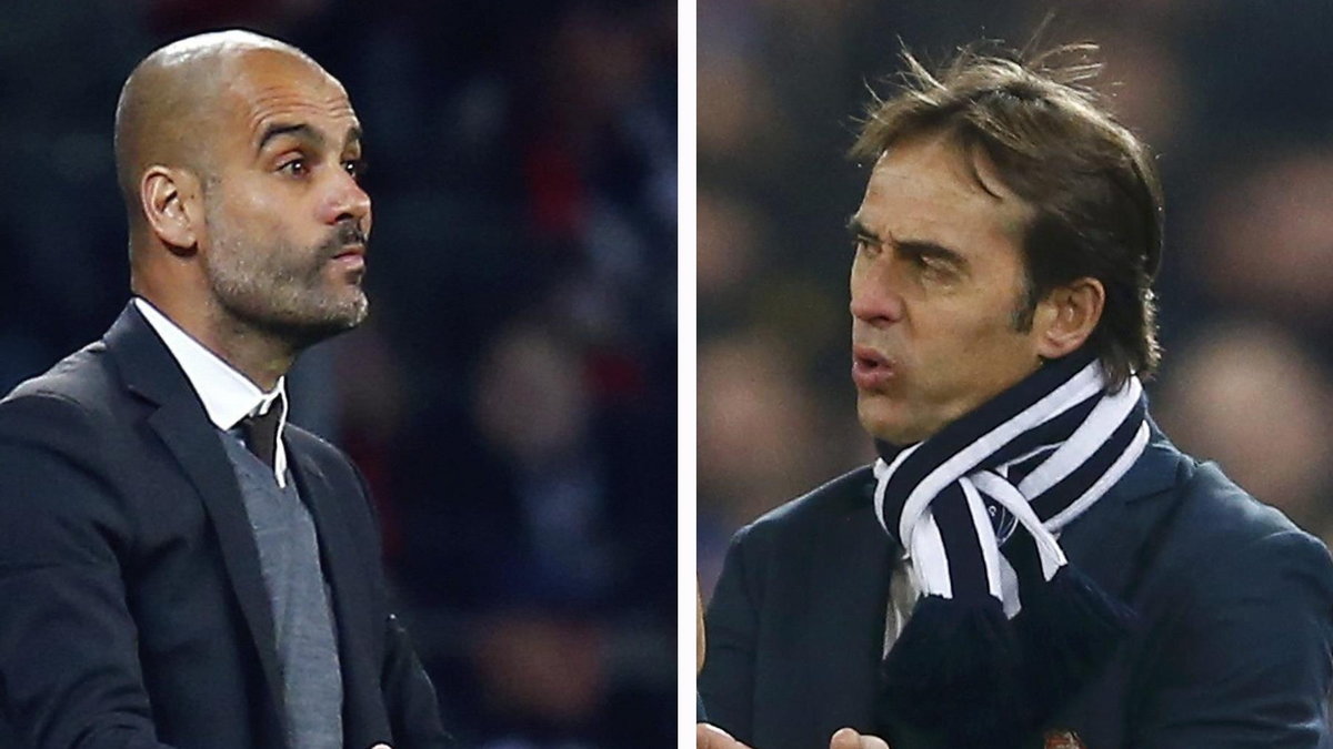 Pep Guardiola i Julen Lopetegui