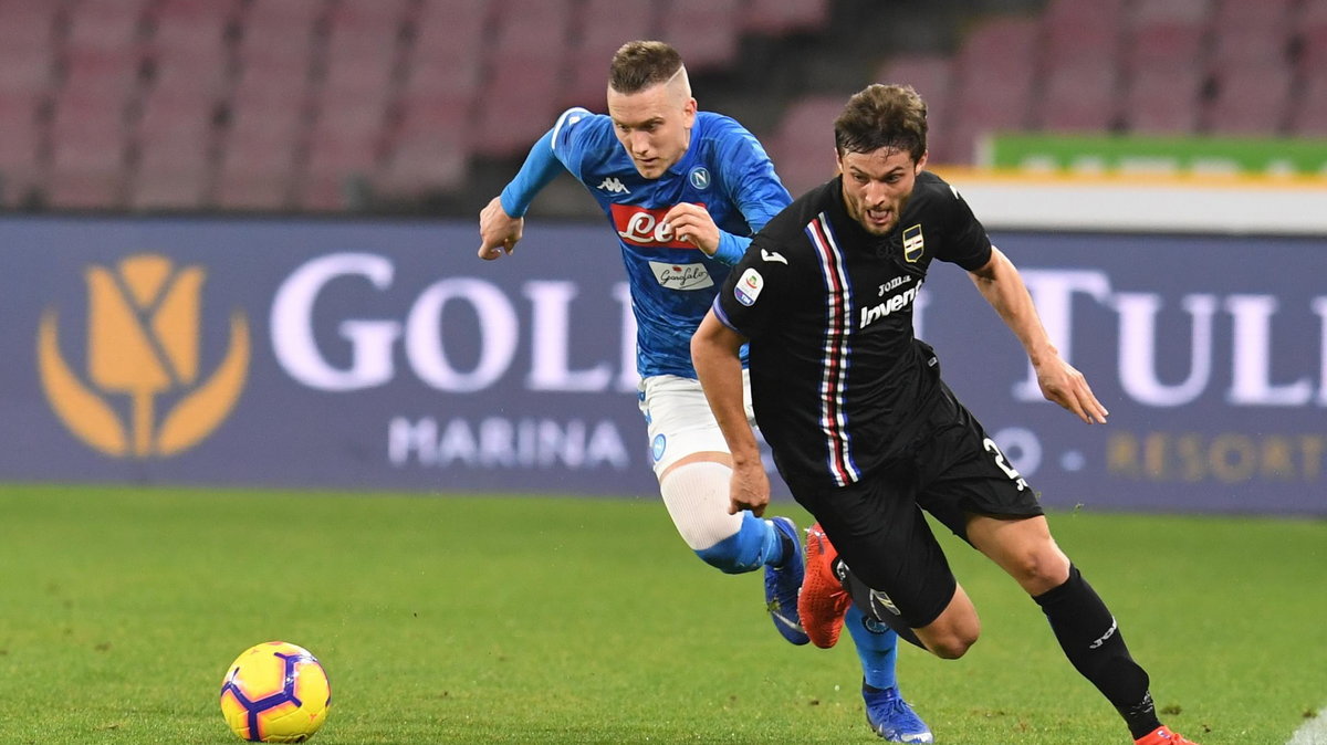 Piotr Zieliński (Napoli) i Bartosz Bereszyński (Sampdoria Genua)