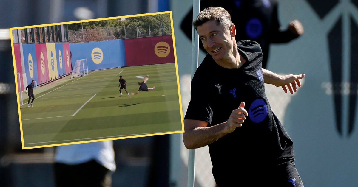 Pokazali, co zrobił Robert Lewandowski. Jego kolega aż złapał się za głowę