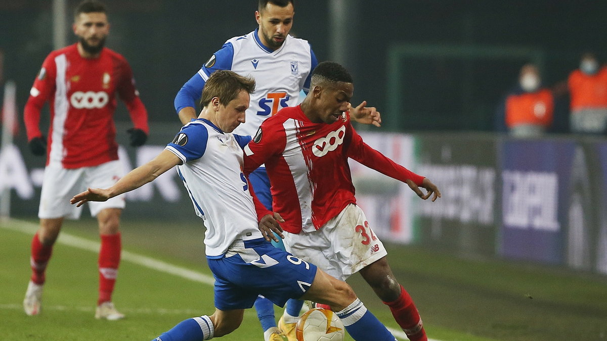 epa08845050 - BELGIUM SOCCER UEFA EUROPA LEAGUE (Standard Liege vs Lech Poznan)