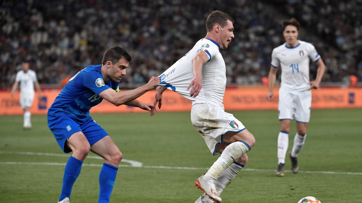 Andrea Belotti (Włochy) i Sokratis Papastathopoulos (Grecja)