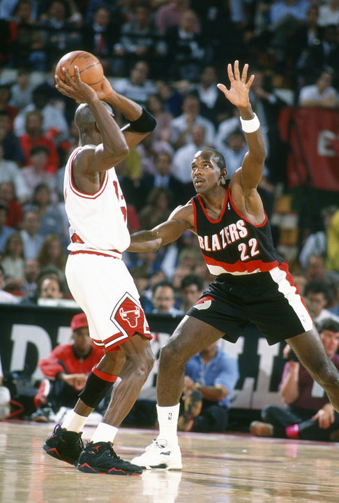 Michael Jordan i Clyde Drexler