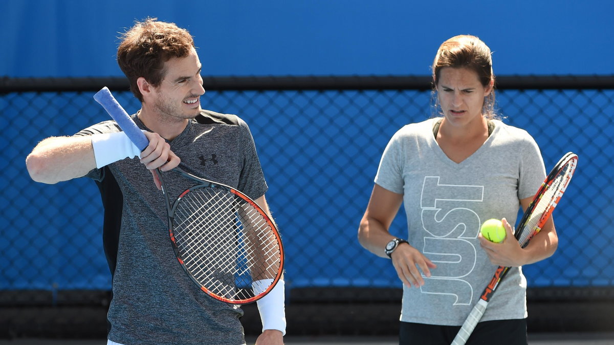 Andy Murray i Amelie Mauresmo