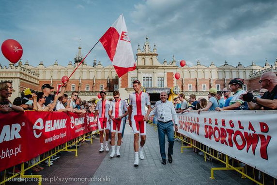 Reprezentacja Polski i Czesław Lang (fot. Szymon Gruchalski)